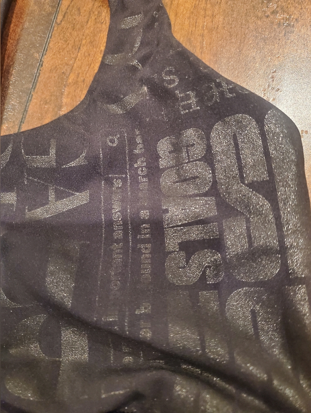 Lululemon Energy Bra Manifesto Size 8 20 Yr Foil Black - Picture 4 of 13